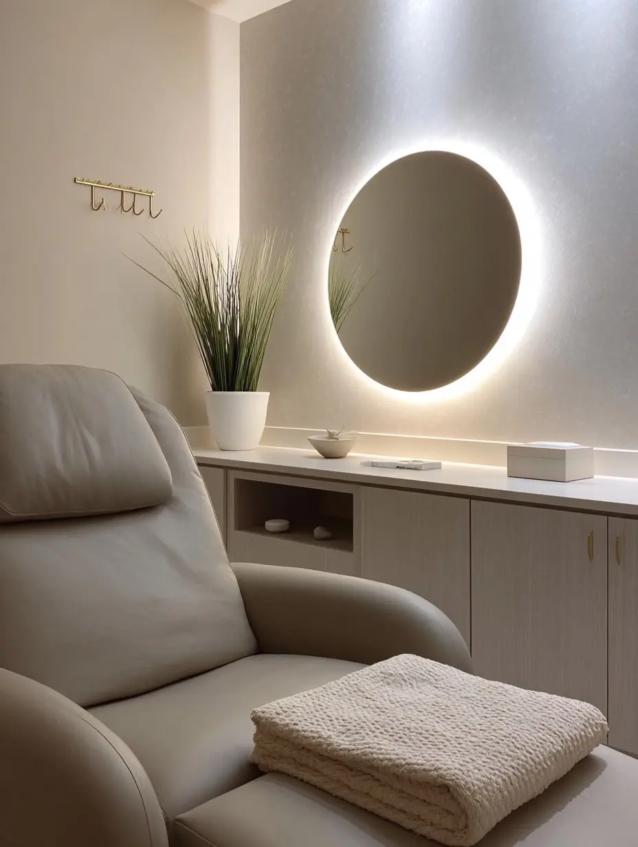 金山美容サロン mire 完全個室プライベートサロンの施術室